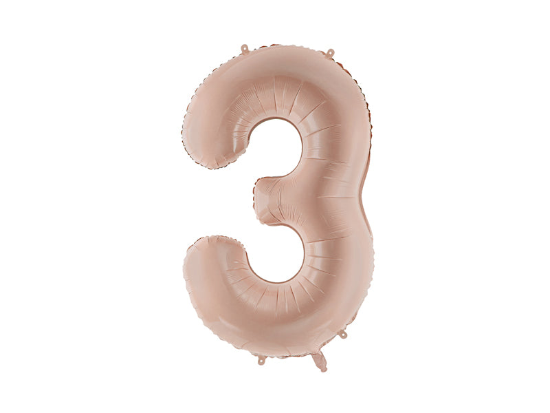 Foil Balloon Number ''3'' - Teminis.lt