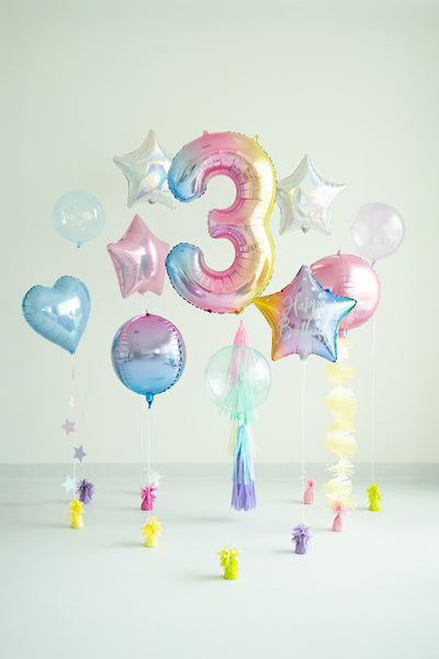Foil Balloon Number ''3'' - Teminis.lt