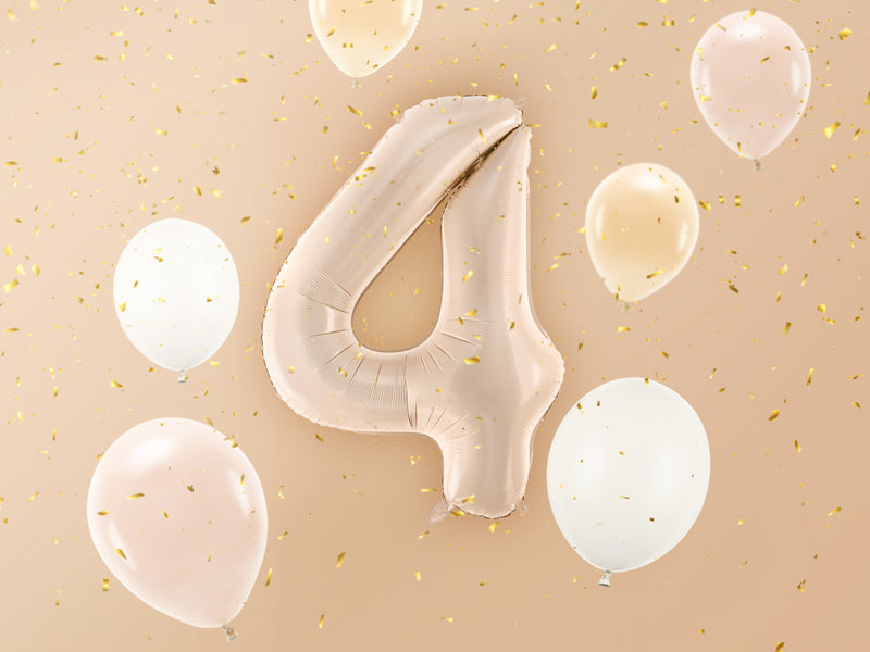 Foil Balloon Number ''4'' - Teminis.lt