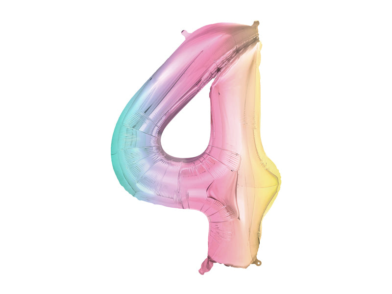 Foil Balloon Number ''4'' - Teminis.lt