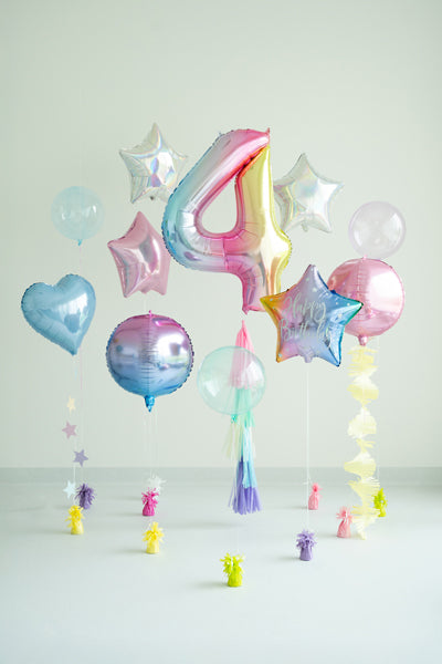 Foil Balloon Number ''4'' - Teminis.lt