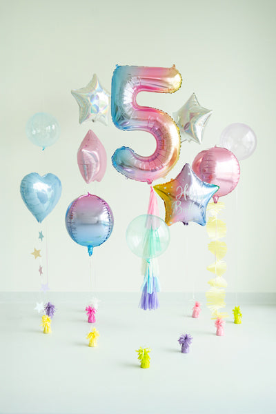 Foil Balloon Number ''5'' - Teminis.lt