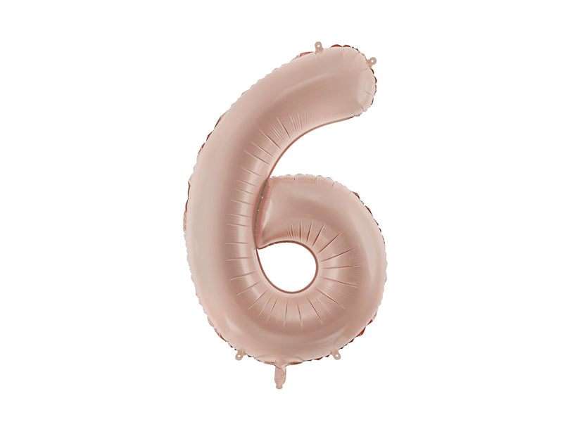 Foil Balloon Number ''6'' - Teminis.lt