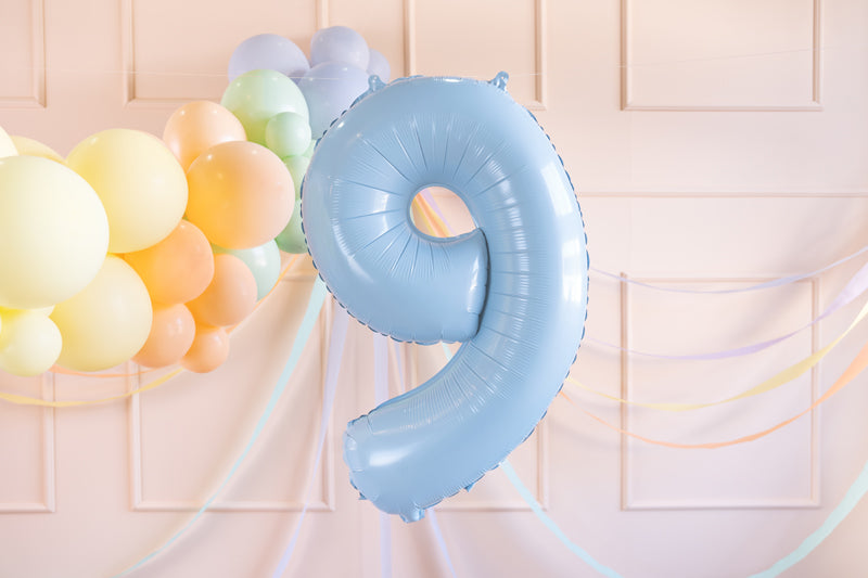 Foil Balloon Number ''9'' - Teminis.lt