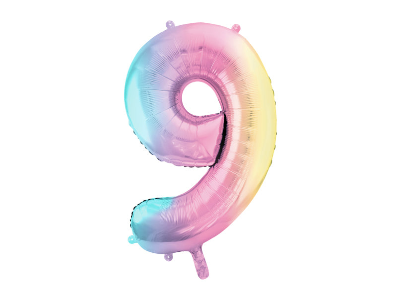 Foil Balloon Number ''9'' - Teminis.lt