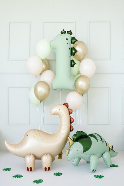 Foil balloon Number ''1'' Dinosaur - Teminis.lt