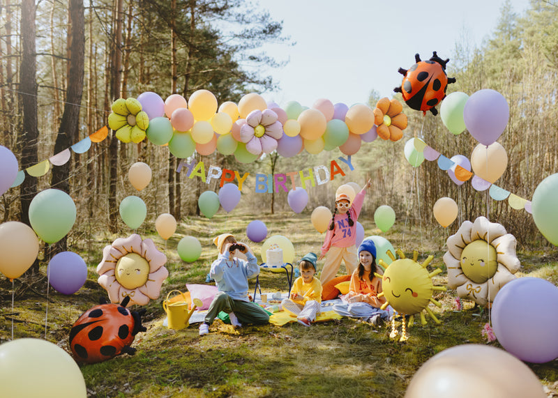 Foil balloons for Daisy garlands - Teminis.lt