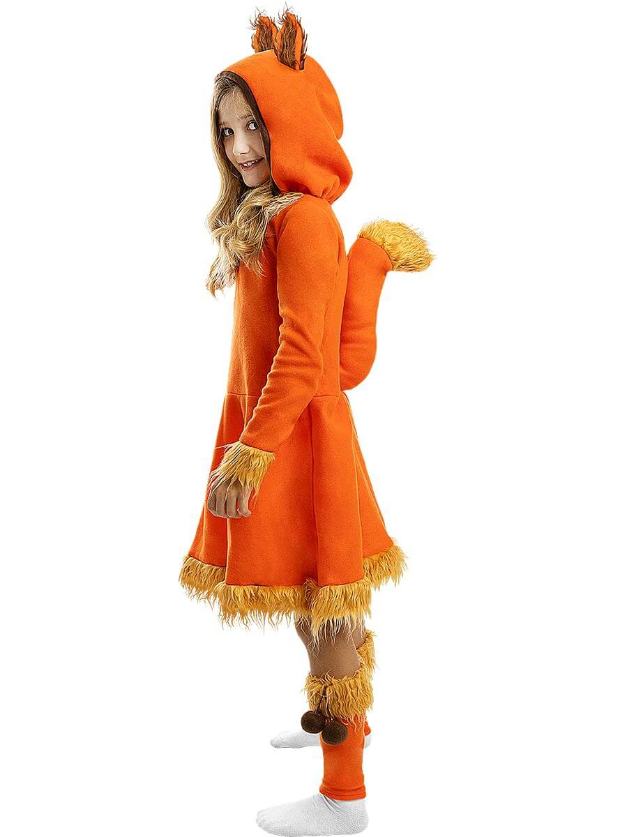 Fox Costume for Girls - Themed Parties | Teminis.lt Teminis.lt