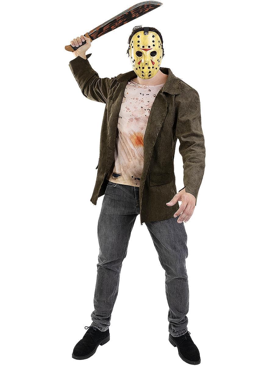 Friday the 13th Jason Mask and Machete Kit - Teminis.lt