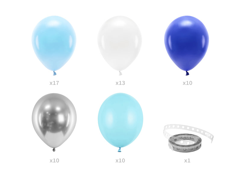 Balloon garland - blue