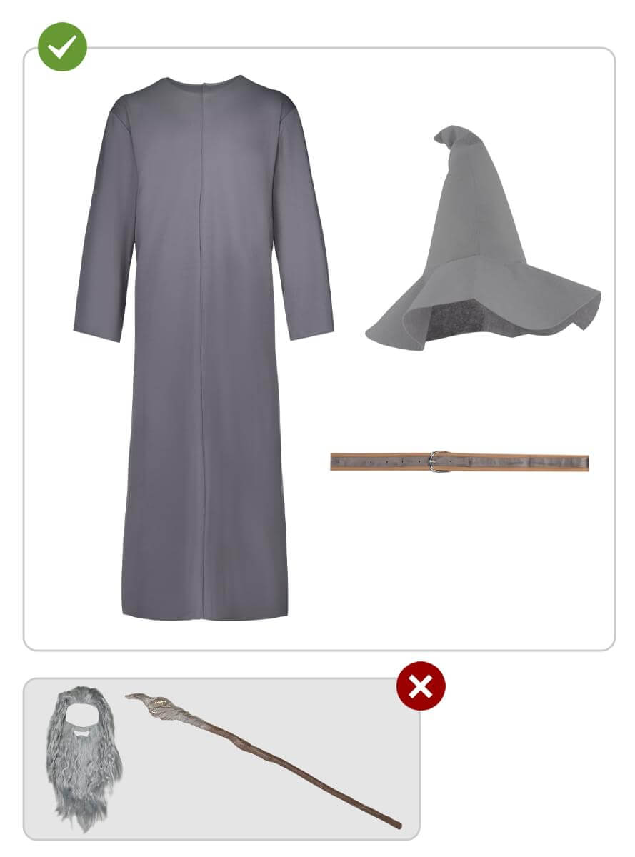 Gandalf Costume - The Lord of the Rings | Wizard Outfit Teminis.lt
