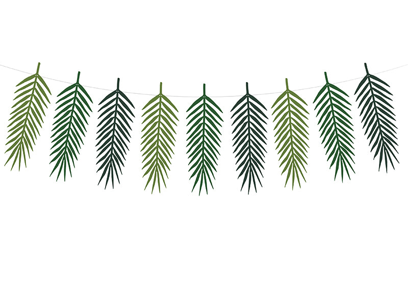 Garland Aloha - Tropical leaves - Teminis.lt