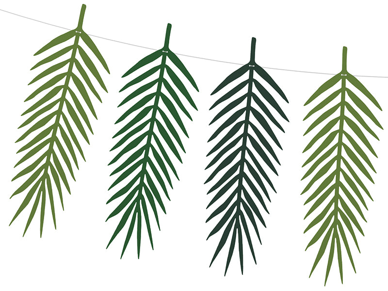 Garland Aloha - Tropical leaves - Teminis.lt