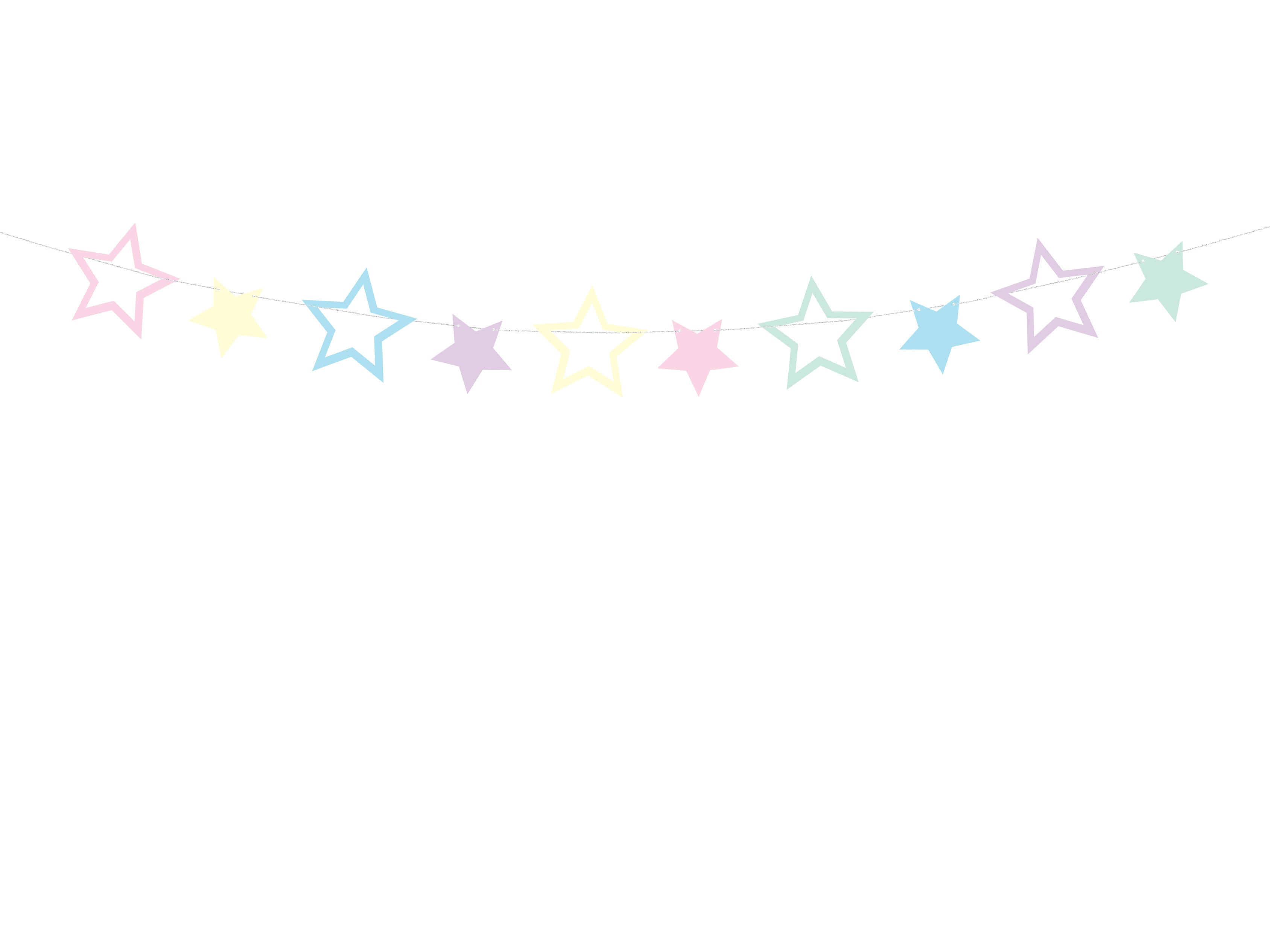 Garland Unicorn - Stars - Teminis.lt