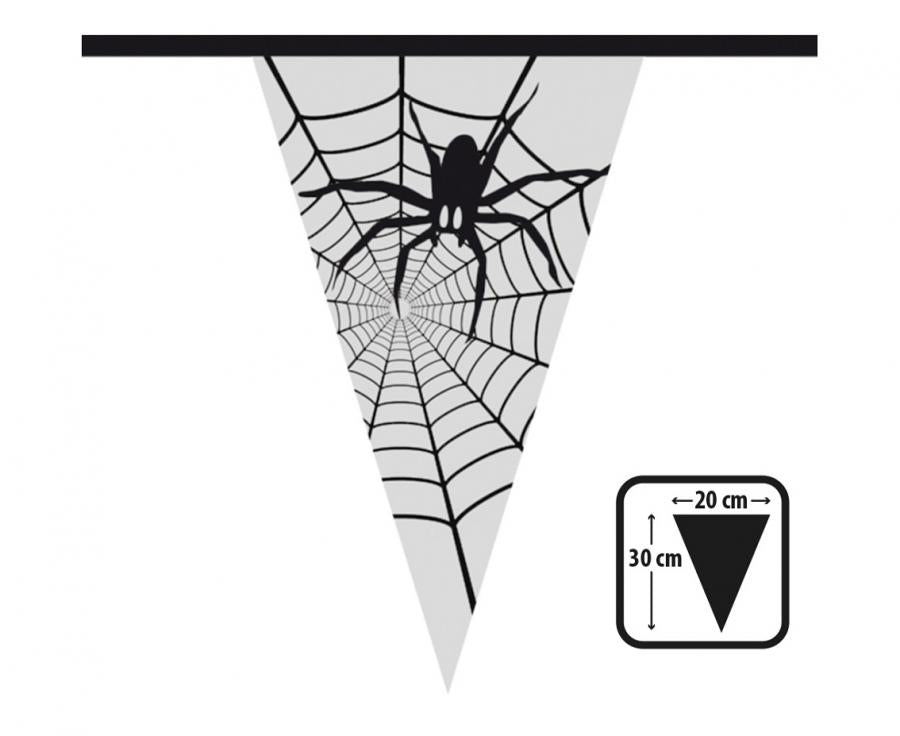 Garland flags- Spider - Teminis.lt
