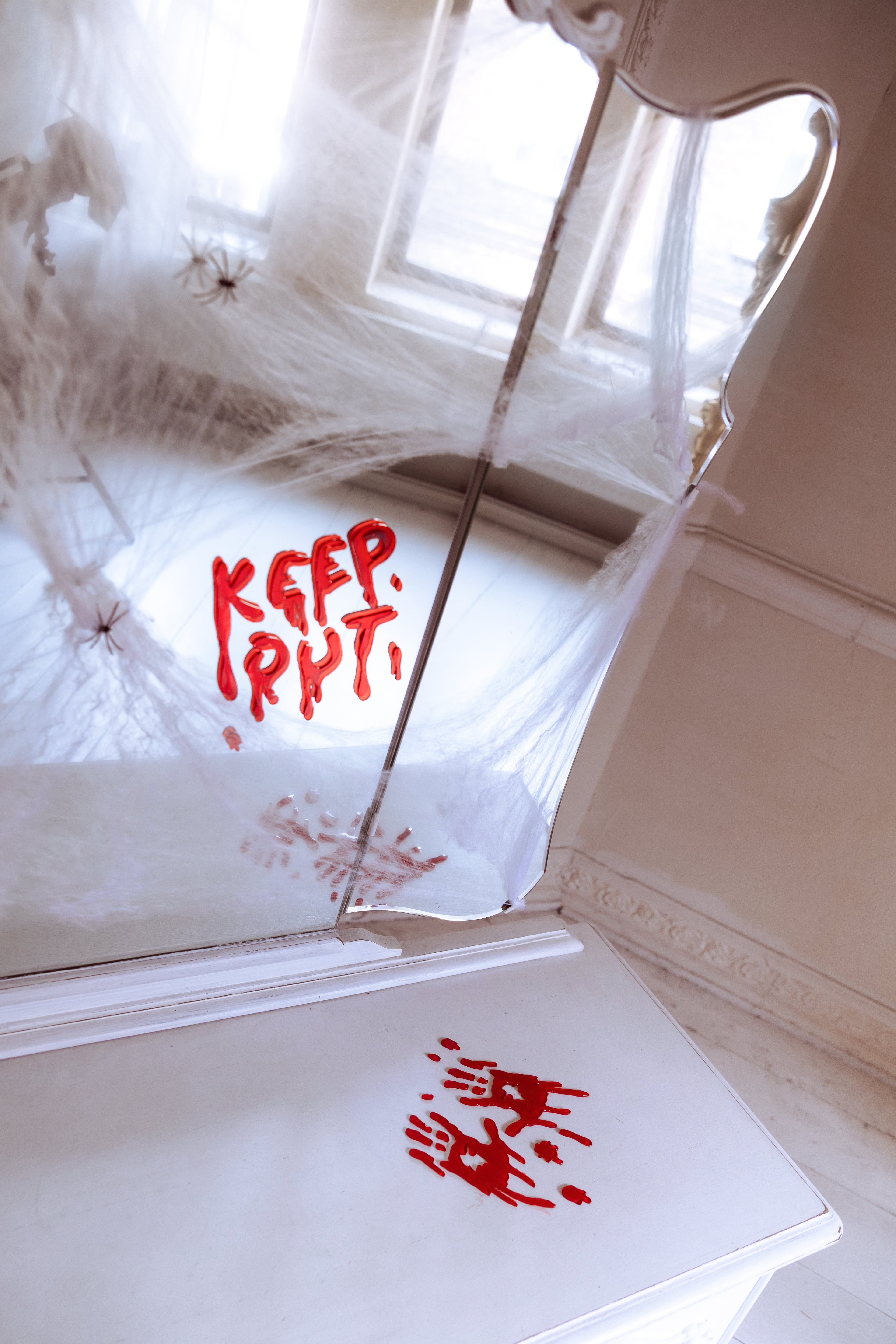 Gel window stickers Bloody Hands - Teminis.lt