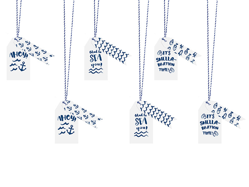 Gift tags Ahoy - Teminis.lt