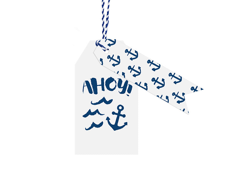 Gift tags Ahoy - Teminis.lt