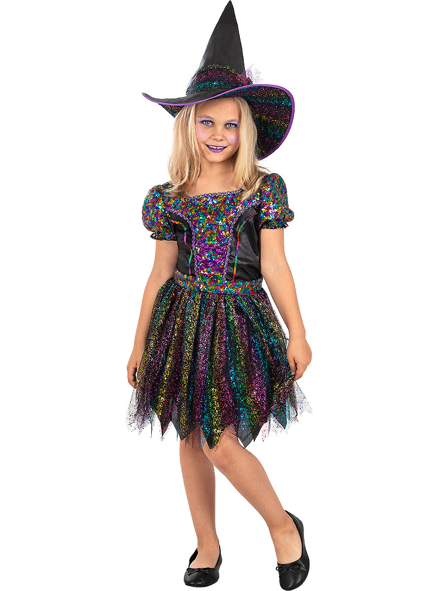 Glitter Witch Costume for Girls Teminis.lt
