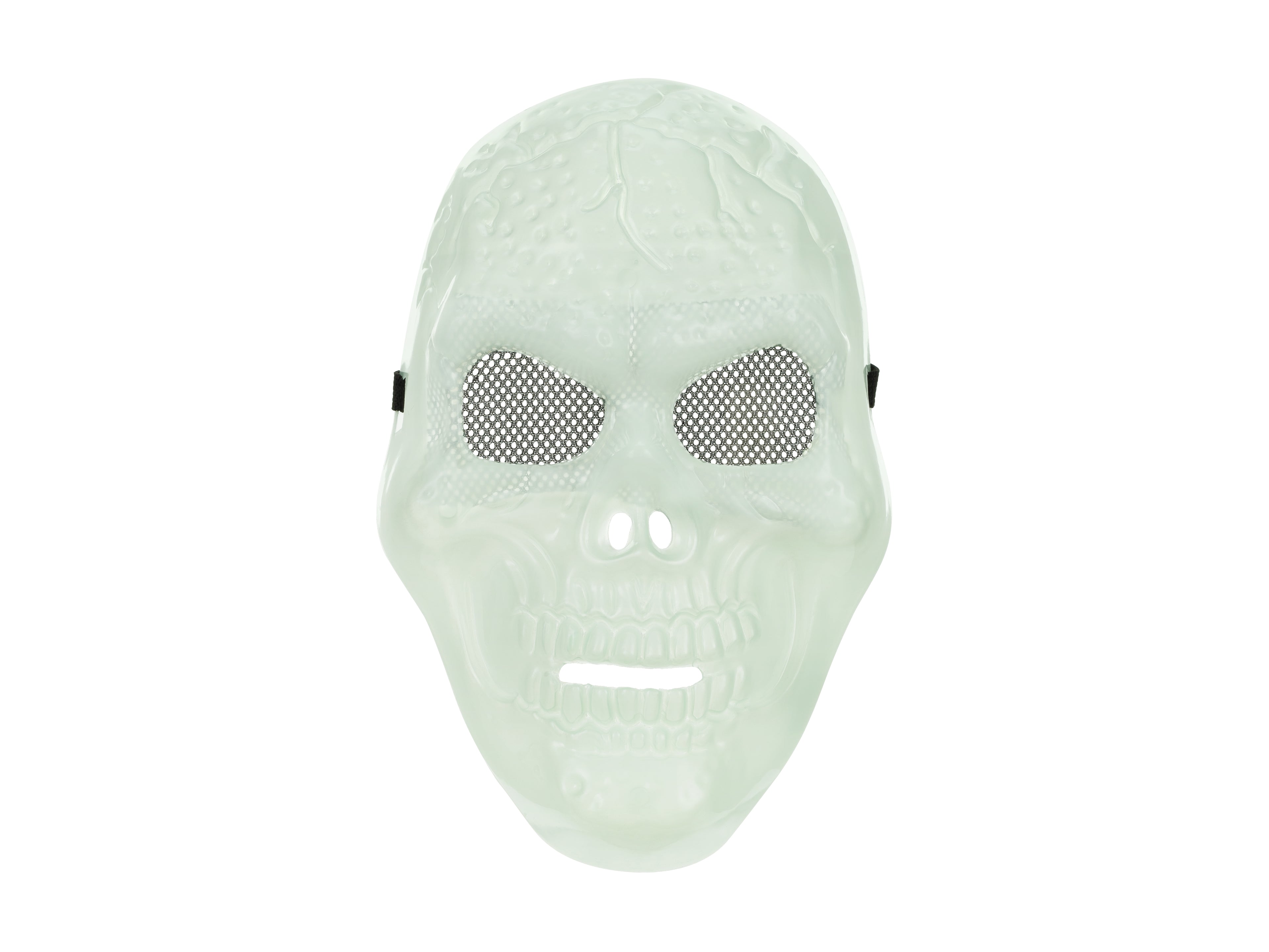 Glow in the dark Skull mask - Teminis.lt