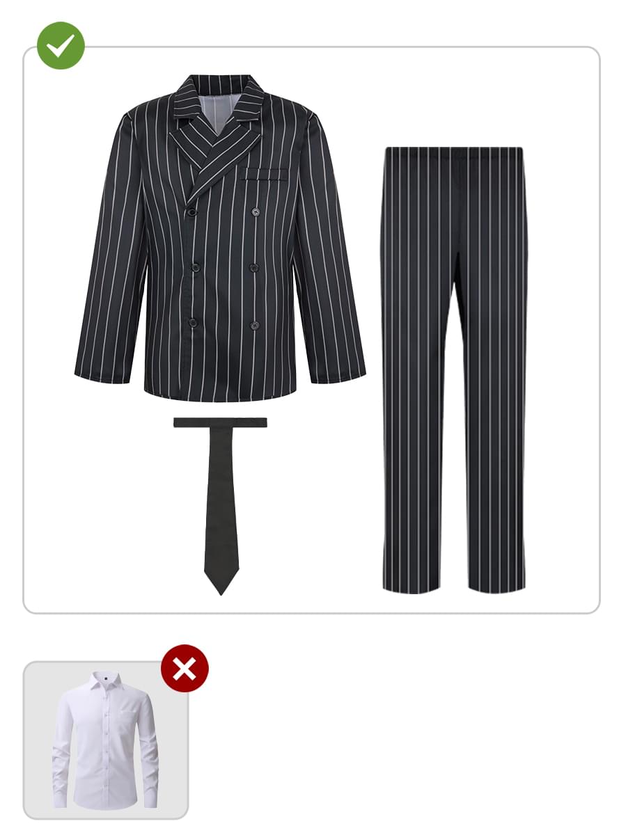 Gomez Addams Costume for Men - The Addams Family - Teminis.lt