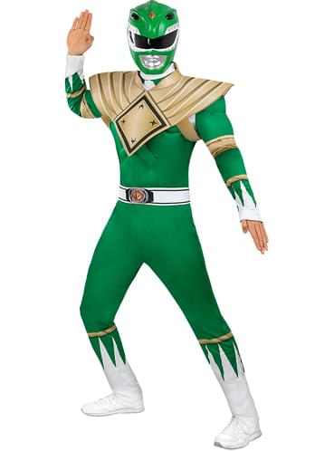 Green Power Ranger Helmet Teminis.lt