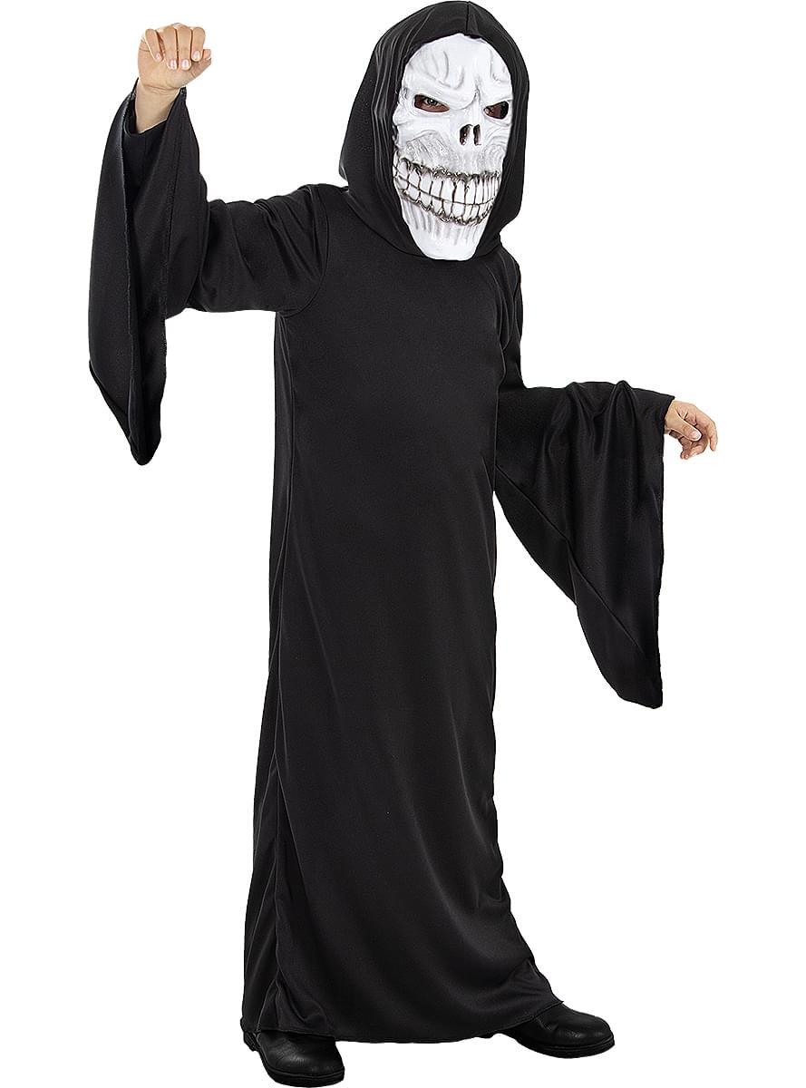 Kids Grim Reaper Costume – Scary Halloween Outfit Teminis.lt