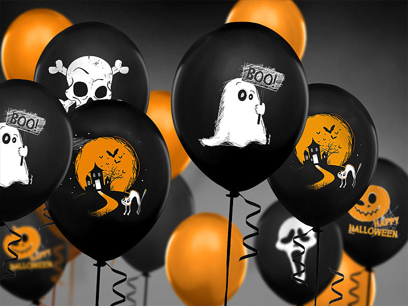 Halloween Balloons with Double sided Print - Teminis.lt