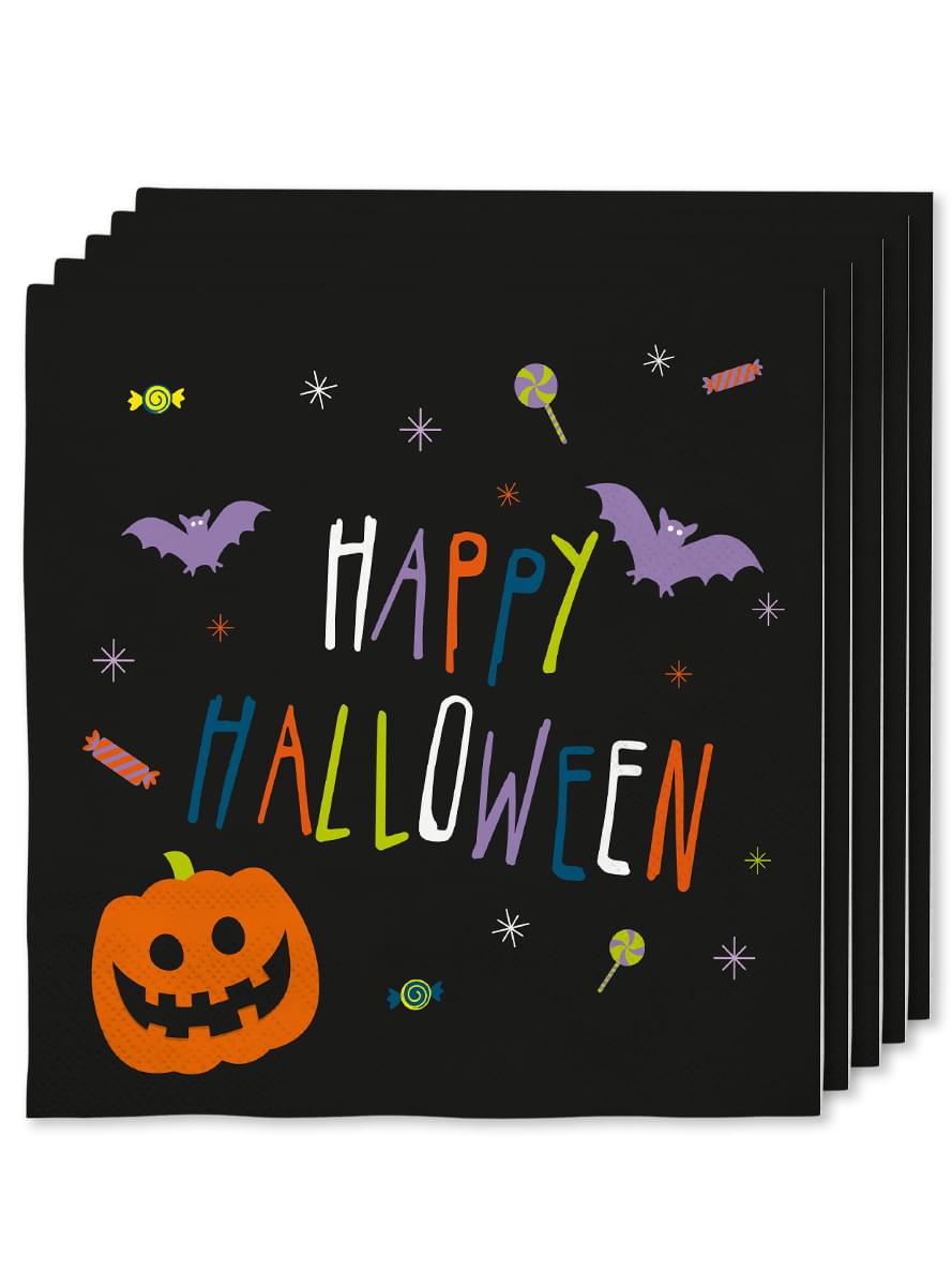 Halloween Pumpkin Napkins - Teminis.lt