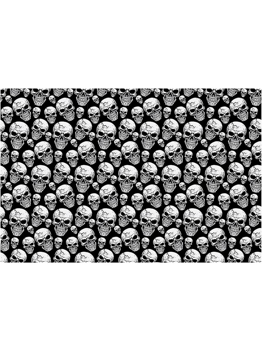 Halloween Skulls Table Cover Teminis.lt