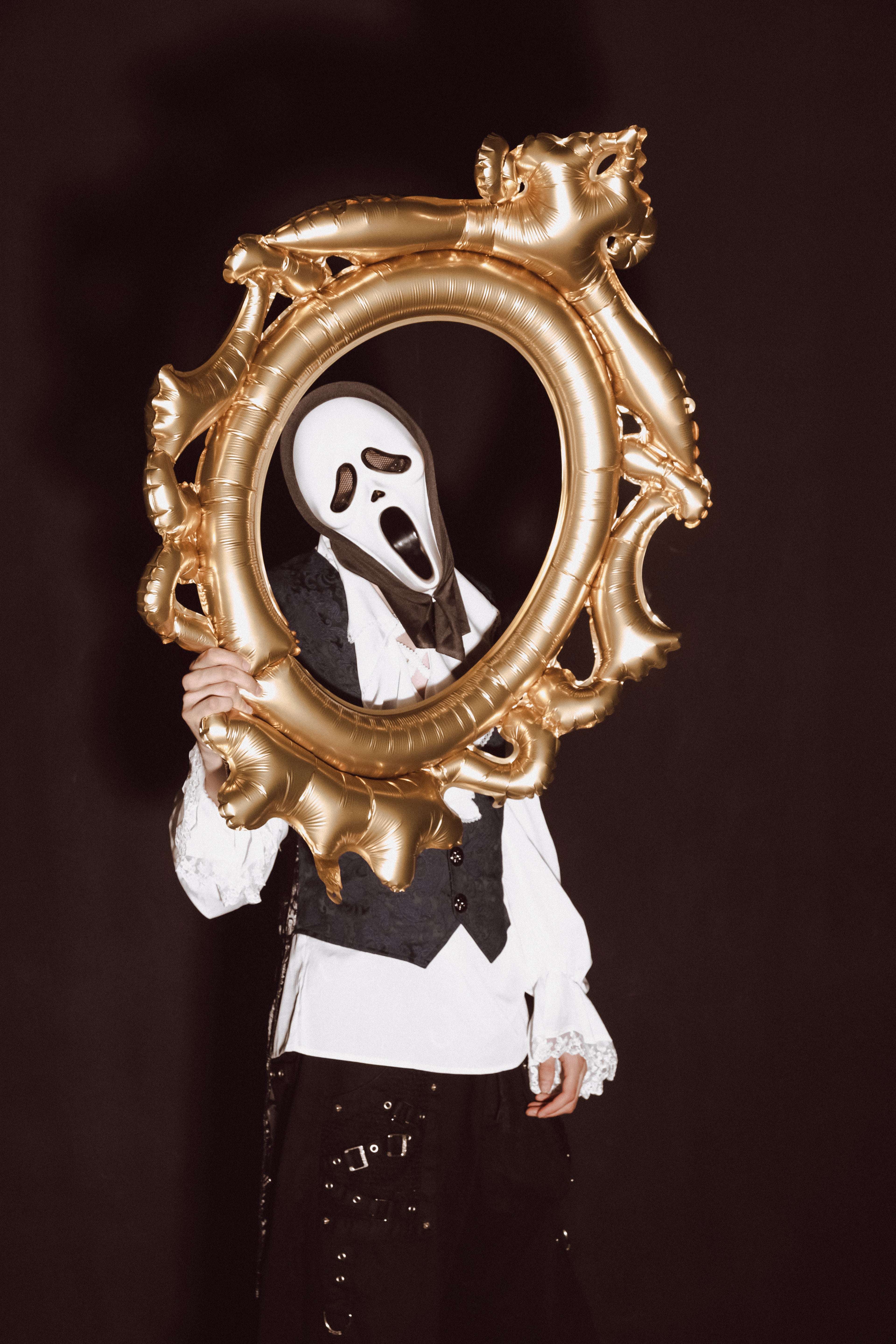 Halloween hooded mask - Teminis.lt