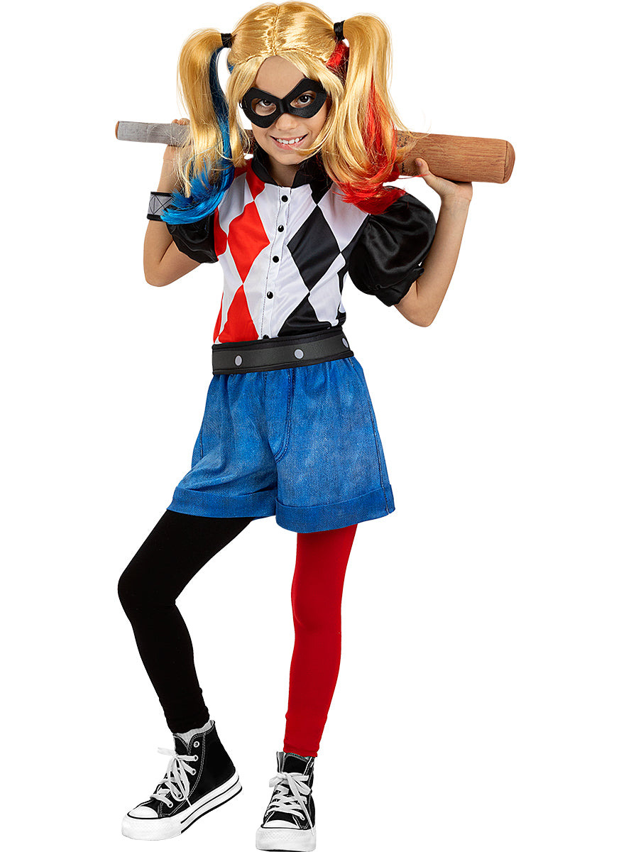 Harley Quinn Costume for Girls – DC Villain Outfit Teminis.lt
