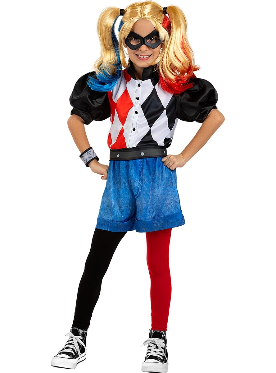 Harley Quinn Costume for Girls – DC Villain Outfit Teminis.lt