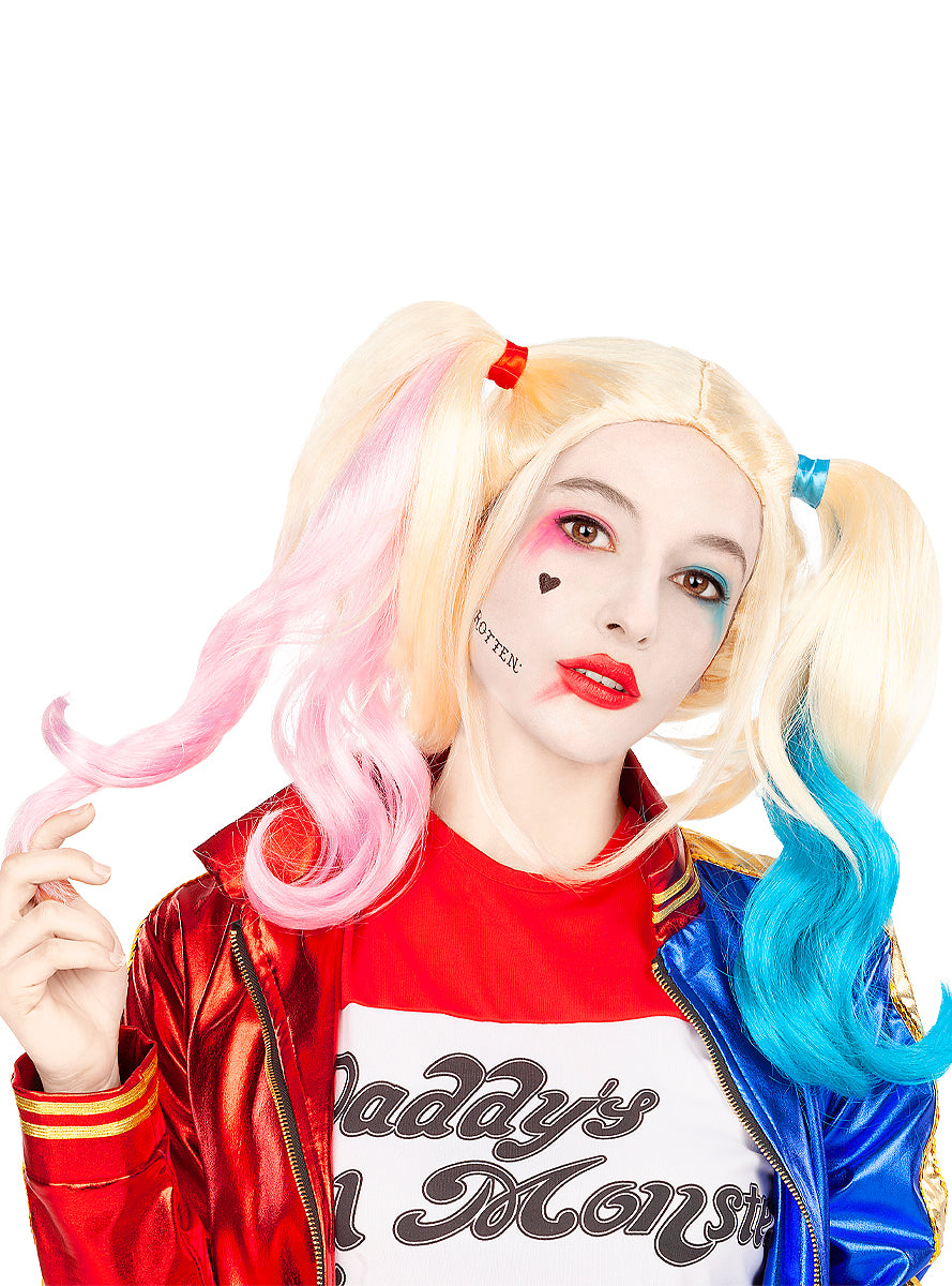 Harley Quinn Wig - Suicide Squad Colourful Hair Teminis.lt