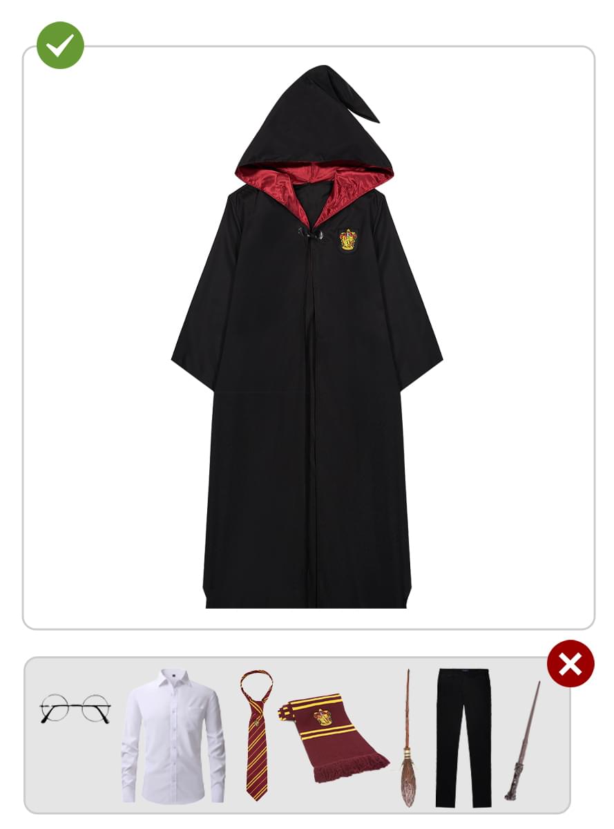 Harry Potter Gryffindor Costume for Adults Teminis.lt