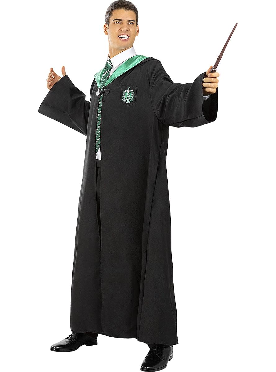 Adult Slytherin Costume – Harry Potter Robe & Accessories Teminis.lt