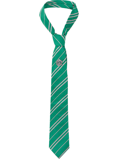Slytherin Tie & Pin Set - Harry Potter Merchandise Teminis.lt