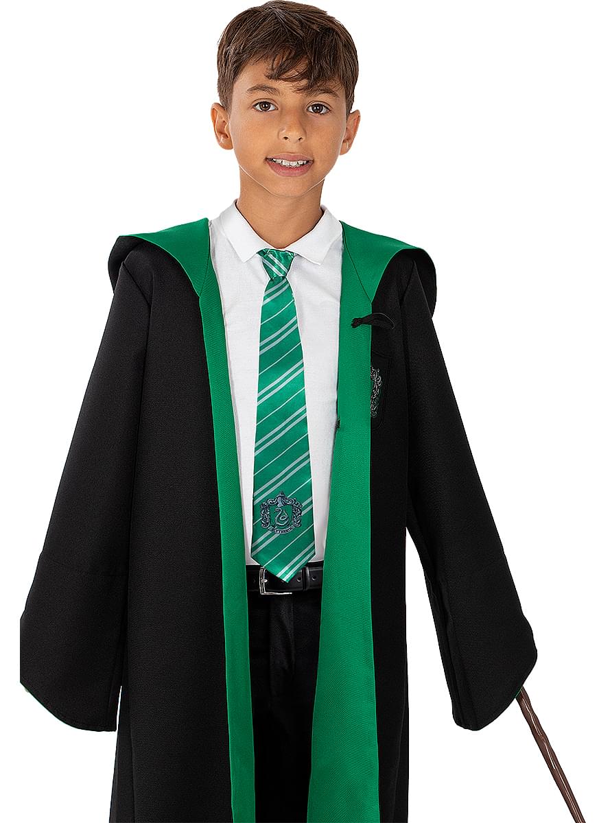 Kids Slytherin Tie – Harry Potter Costume Accessory Teminis.lt