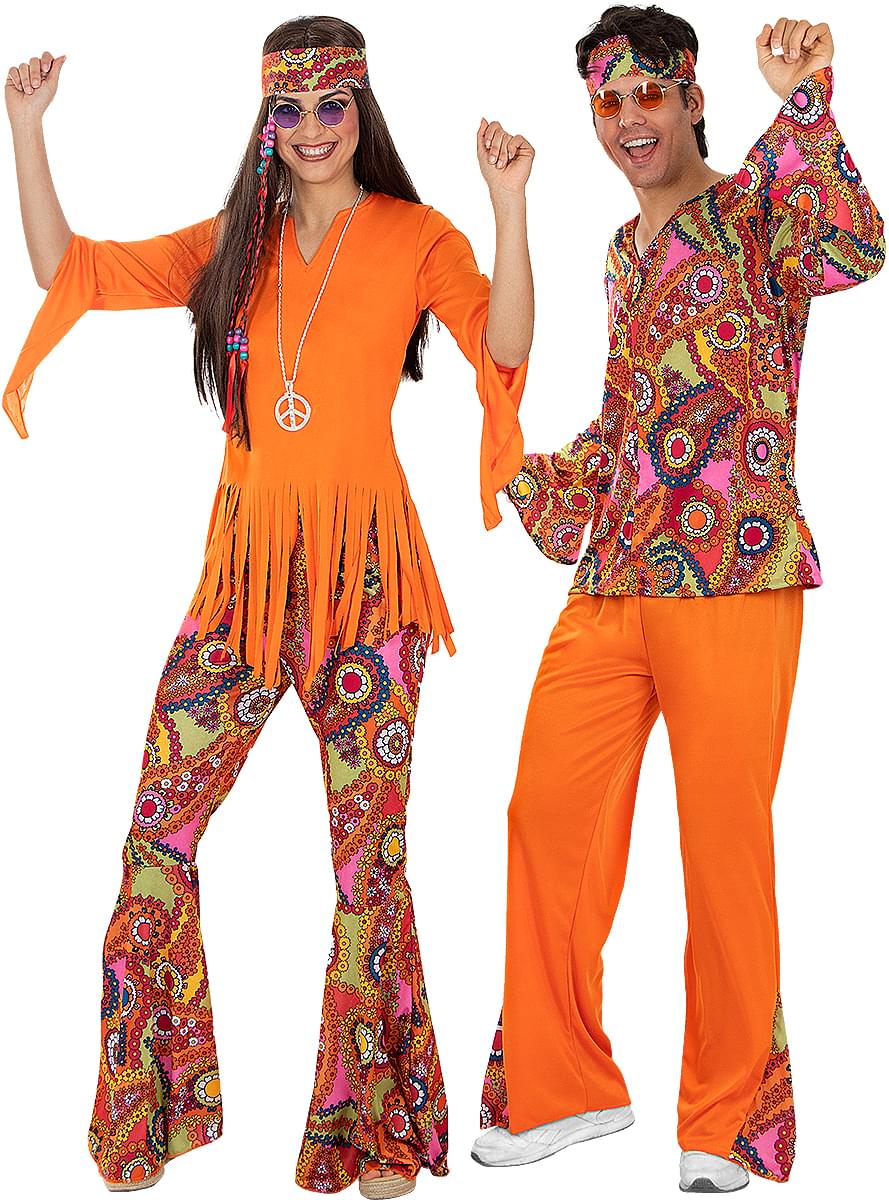 Hippie Costume Men - 70s Flower Power Outfit | Teminis.lt Teminis.lt