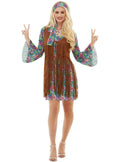 Hippie Costume Women 60s - Vest & Fringe Dress | Teminis.lt Teminis.lt