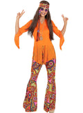 Hippie Costume Women - 70s Flower Power Outfit | Teminis.lt Teminis.lt