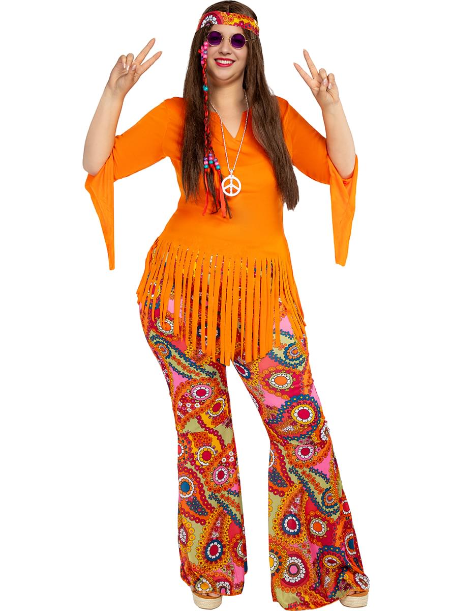 Hippie Costume Women - 70s Flower Power Outfit | Teminis.lt Teminis.lt