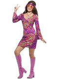 Hippie Costume Women Free Love - 60s Dress | Teminis.lt Teminis.lt