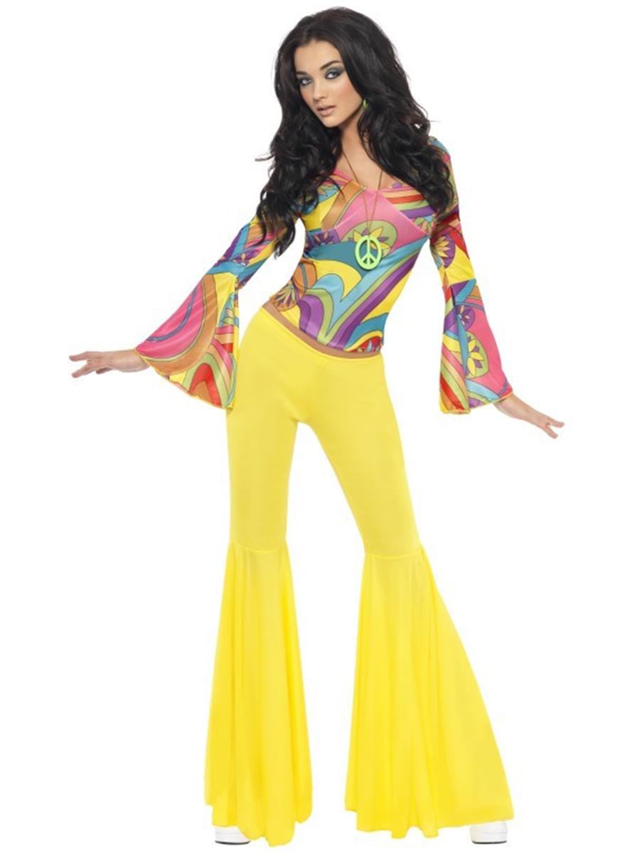 Hippie Costume Women Sexy - 60s Retro Outfit | Teminis.lt Teminis.lt