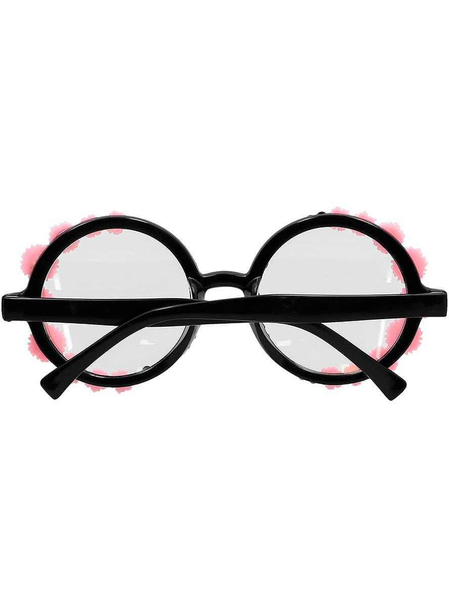 Hippie Glasses "Flower Power" - 60's Party Accessories Teminis.lt