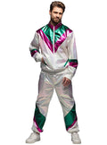 Men's Holographic 80's Tracksuit - Perfect for 80's Party Teminis.lt