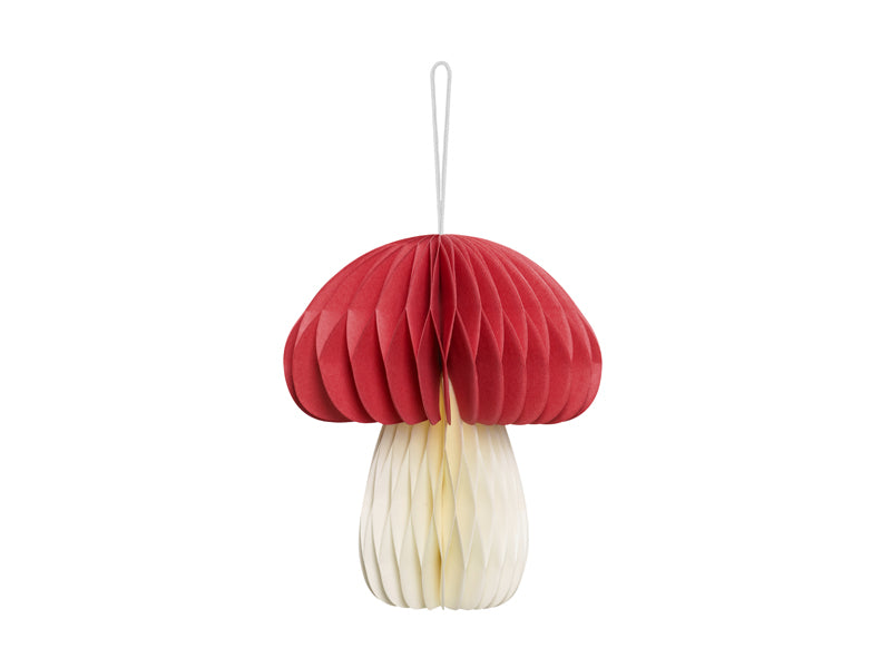 Honeycomb paper decoration Mushroom - Teminis.lt