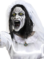 Prabangi La Llorona kaukė, veidas stambiu planu