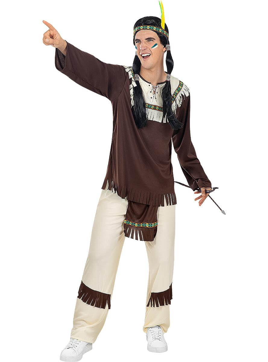 Indian Costume for Men | Native American Warrior Outfit Teminis.lt