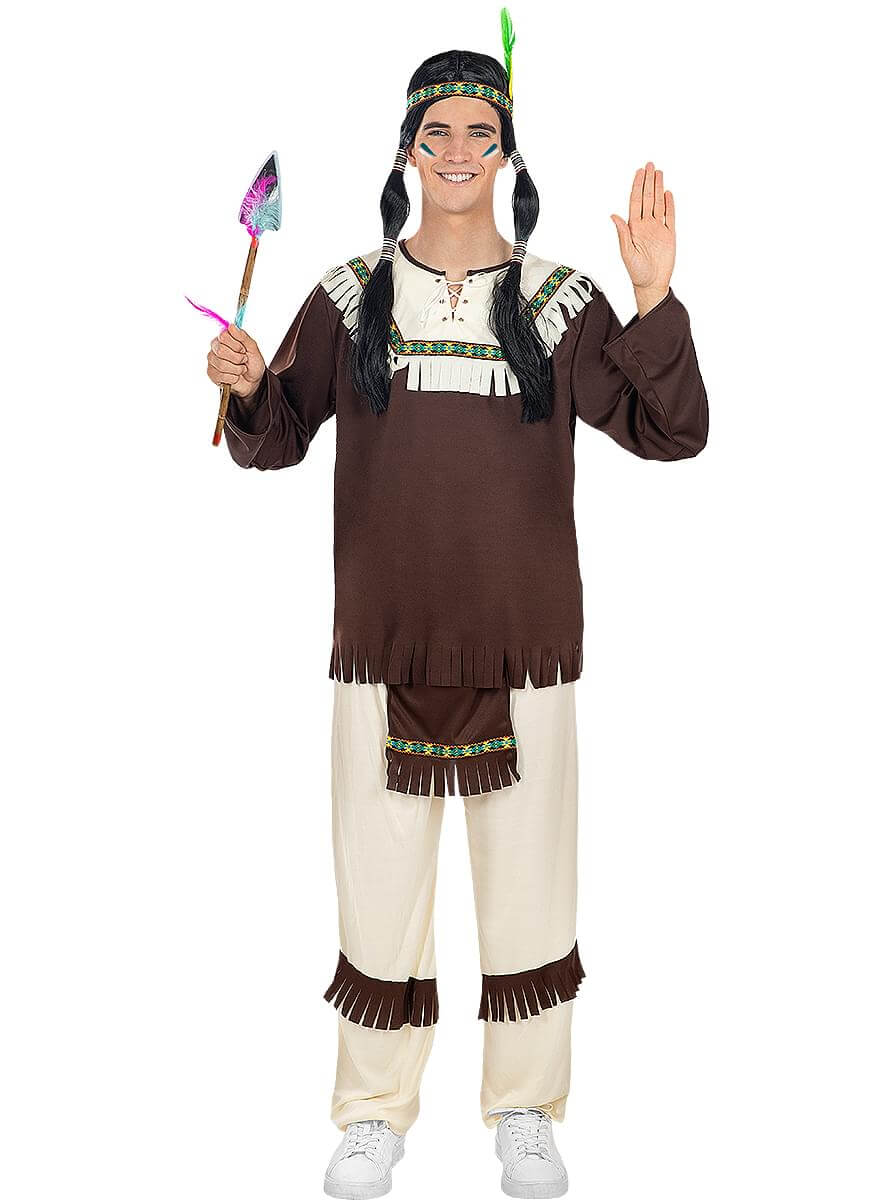 Indian Costume for Men | Native American Warrior Outfit Teminis.lt